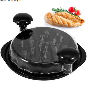 Usa-viralfinds 744110266375 Chicken Shredder With Clear Lid Efficient Non-slip Meat Ergonomic Handl