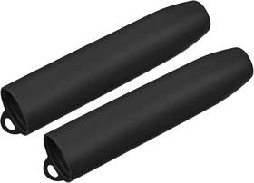 A22102700ux1118 Uxcell Silicone Garlic Peeler Tube 2pcs Roller Peeling Black