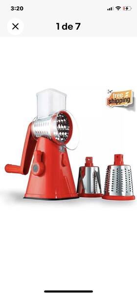 8541972716 Valuetools Tambor Rotativo Rallador Mano Alimentada De Col Queso Rebanador Verduras 3in1