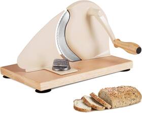 Vanerepok 783952323099 Manual Hand Crank Bread Slicer For Homemade Adjustable Stainless Cream