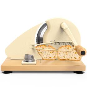 Upbs-02 Vanerepok Manual Bread Slicer For Sourdough Hand Crank Adjustable Width Steel Fence