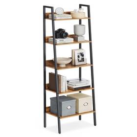 Ulls067b01 Vasagle Bookshelf 5-tier Narrow Book Shelf 11.8 X 23.6 66.9 Inches Ladde