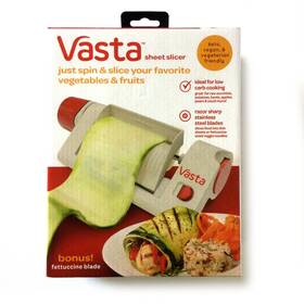 Vt021172 Vasta Vegetable And Fruit Sheet Slicer Keto Vegan Vegetarian Veggie Cutter New