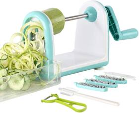 Vegetable Spiralizer 744111011981 Zucchini Noodle Maker Spaghetti - 5 Blades Slicer For Veggi