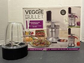 Veggie Bullet 818049020237 New/open Box Shredder/slicer 6 Piece Attachment Set