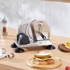 Vevor 197988219507 Bread Slicer - 0-6 Inch Adjustable Slice Thickness For Cheese And Butter Dura