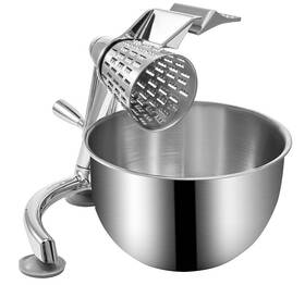 Sl-005 Vevor 197988592952 Rotary Vegetable Grater Manual Cheese Mandoline With Cutting Cones 2.5l