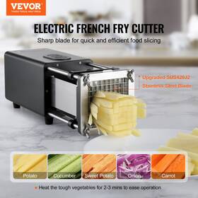 Vevor 197988810544 Electric French Fry Cutter Stainless Steel Potato Vegetable Slicer Chopper