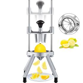 Vevor 609832101185 8-sec Commercial Easy Wedger Stainless Steel Blade Fruit Lime Slicer Lemon