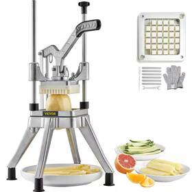 Vevor 705353953026 Commercial Vegetable Fruit Chopper 1/2 Inch Blade Heavy Duty Professional Food Di