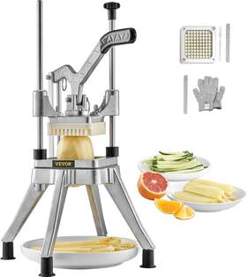 Vevor 711181845945 Commercial Vegetable Fruit Chopper 3/8 Blade Professional Food Dicer Katt