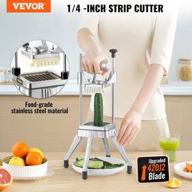 Vevor 840349922003 Commercial Vegetable Fruit Chopper - Heavy Duty Professional Food Dicer