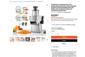 Ddscqpjyzlq0d1mkp Vevor Electric Vegetable Slicer 4 In 1 Food Cutter 200w Chopper Dicer