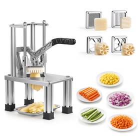 Ggssdqtj4gdpjbq9y001 Vevor French Fry Cutter Commercial Vegetable Chopper With 4 Replacement Blades