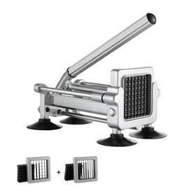 Ld03 Vevor French Fry Cutter Stainless Steel Potato Vegetable Slicer Chopper 2 Blades