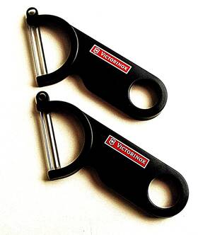 Victorinox 046928437931 Swiss Peeler All-purpose With Bud Remove Black 2 Pcs