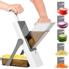 Vihoom 972988556234 Safe Mandoline Slicer For Kitchen 5 In 1 Food Large V