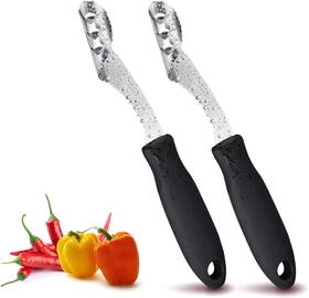Virfin 445024495495 2pcs Jalapeno Pepper Corer Stainless Steel Soft Grip Core Desee