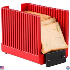 B0dcnpghzl Visit The Geedel Store Bread Slicer For Homemade Loaf And Bagels Easy Clean Compact Foldable Cutter