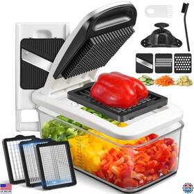 St-jja065a Visit The Sopito Store Bc Heavy-duty Vegetable Chopper And Mandoline Slicer - 6-blade Cutter With