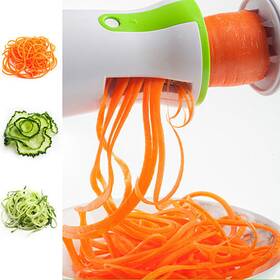 Vista Shops 723466544313 Salad Lovers Spiral Slicer 2 Blades Handheld And Compact