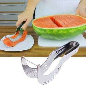 Vista Shops 740016275626 Wowzy Watermelon Slicer All Stainless Steel