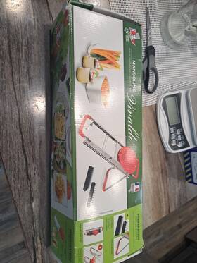 Vivaldi 860010094310 Adjustable Mandoline Food Slicer Stainless Steel Vegetable Potato Waffle