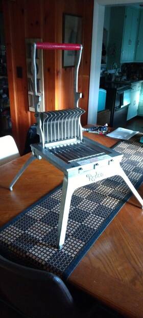 401n Vollrath Redco Lettuce King I 3/4 Inch Cut Vegetable Shredder/slicer 10 Blade