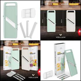 Vms02 Vollum Narrow Mandoline Slicer For Kitchen Professional Vegetable Cutter Japanese