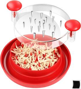 Vowutd 445022668662 Chicken Shredder Meat Shredding Tool With Handles And Non-skid Ba