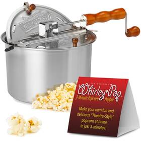 24004-na Wabash Valley Farms Original Whirley Pop Popcorn Maker - Gourmet Popper Aluminum