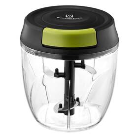 Wagensteiger 809552937879 String Vegetable Chopper 4-cup 900ml/30.43 Oz Hand Pull Garlic Mincer Manua