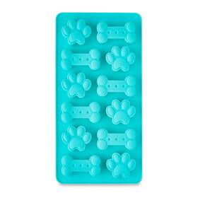 Way To Celebrate 840266701781 12-cavity Bone And Paw Print Shape Silicone Mold By
