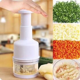 22434484 Weilingbo Food Chopper Mini Garlic Dicer With Stainless Steel Blades Hand-press Veget