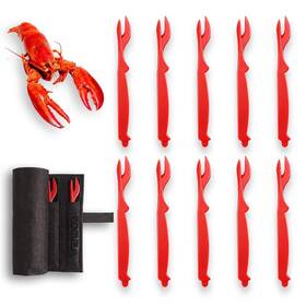 Wendom 738630651568 Crab Lobster Crackers And Tools Set 3pcs Includes Leg