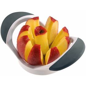 215315 Westmark Stainless Steel Apple Slicer Rubber Handles White