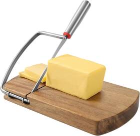 Wgpg 313050024040 Multipurpose Cheese Slicer Cutter Acacia Wood Slicers Board With Blade F