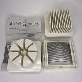 5471628 Williams-sonoma Lot Of 3 Professional Multi Chopper Dicing Inserts Manual