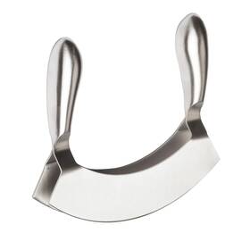 Winco 811642058546 Stainless Steel Double Blade Chopper Silver