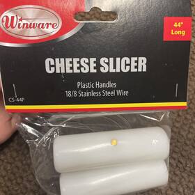 Cs-44p Winco 3 44 Inch Stainless Steel Wire Cheese Slicer With Polyethylene Handles