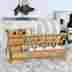 Wkd300-320 Welland Bamboo 2-tier Dish Rack