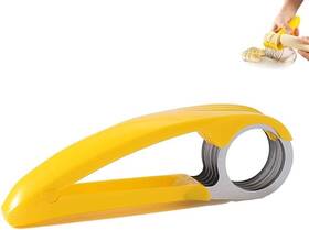 Wsjiabofux 445010090017 Yellow Food Manual Slicer Stainless Steel Banana Strawberry Cucumb