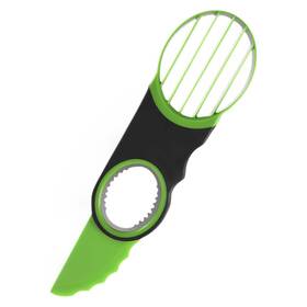 Xhcliufb 753878663395 Avocado 3-in-1 Slicer Tool Cutter Dishwasher Safe C