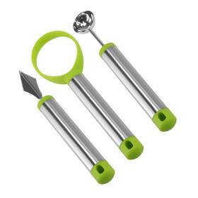 Xiangen 749204880499 Cantaloupe Cutter Watermelon Baller Set 3-in-1 For Home Use Hami Melon Fruit