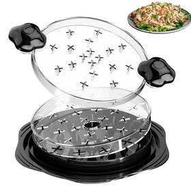 Xpage 762949468692 Chicken Shredder Tool Twist Large 10 Inch Meat Machine With Removable Pl