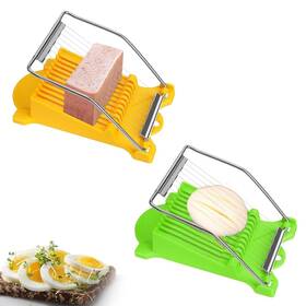 Zyu19 Xpapov Multipurpose Luncheon Meat Slicer Egg Cuts 10 Slices For Eggs Hams A
