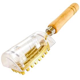 Yamasan Kyoto Uji 589859983710 Fish Scale Remover With Brass Serrated Sawtooth And Wooden Handle Made In Japan