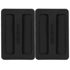 589657 Ymapinc 2pcs Toaster Cover 2 Slice Silicone Dust Covers Black Bread Machine C