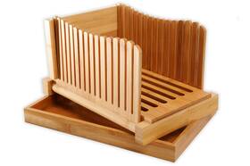 B07ggqmz63 Young & Dangerous Sg Us Globamboo Bamboo Bread Slicer With Cutting Board For Homemade Adjustab