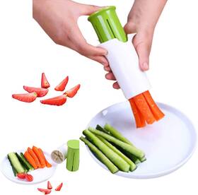 Yovqnmx 445015352325 Cucumber Strawberry Grape Slicer Carrot Potato Cutter Creative Kitchen Tools